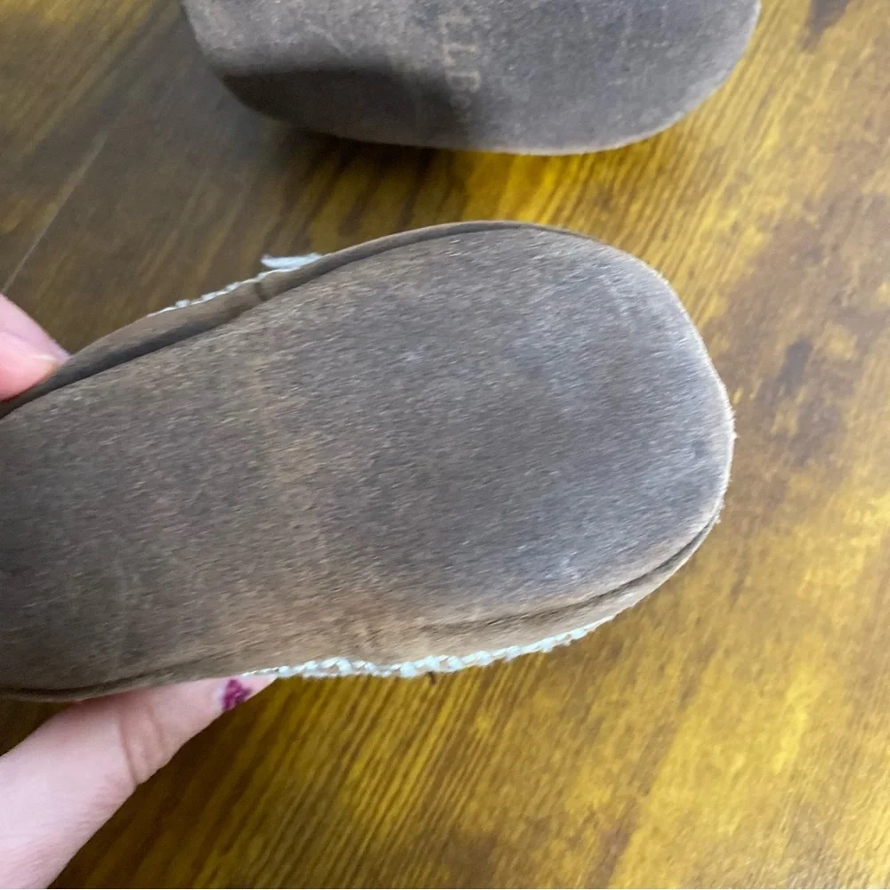 Ll bean slipper Booties toddler size 3-4 play condition